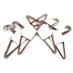 Strong Coloured Wire Coat Hangers (13G) 16"/40cm Orange Metal Clothes extra strong